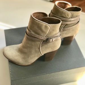 All Saints Suede Booties - Victoria Heel Boot